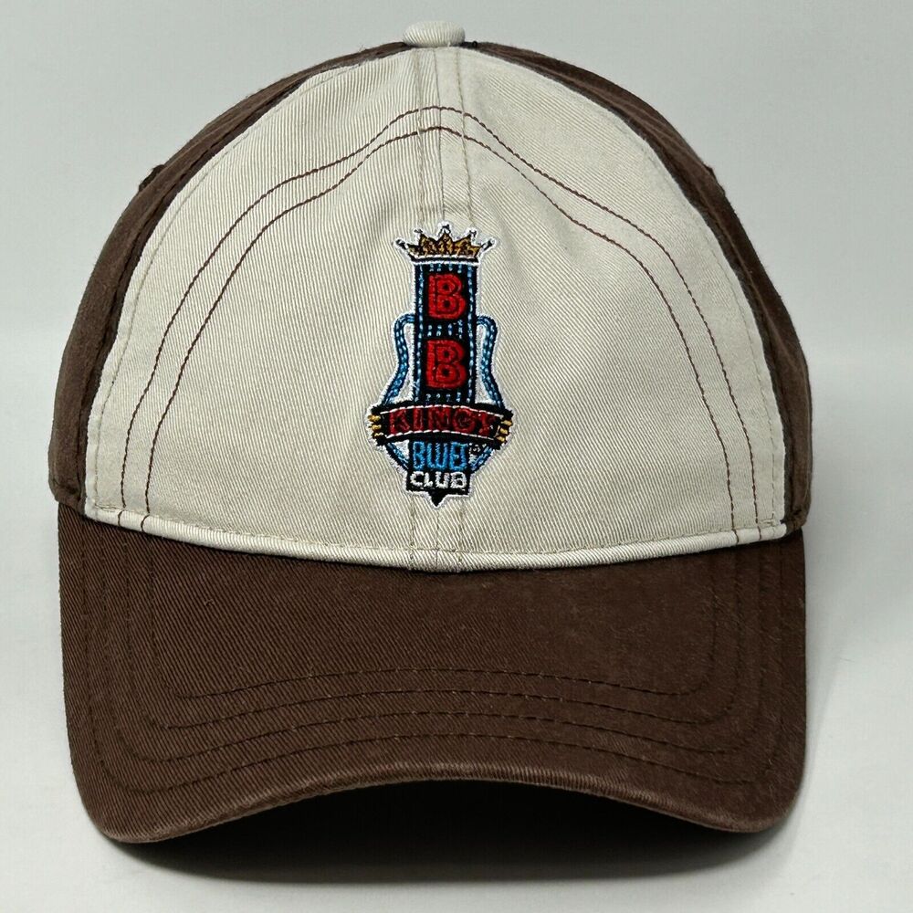 BB King Blues Club Las Vegas Dad Hat Baseball Cap Brown Strapback Mirage Casino